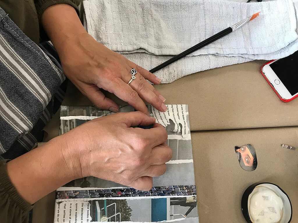 Decoupage workshop Vendsyssel kunstmuseum